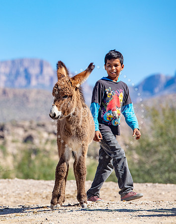 Youngsters in Boquillas