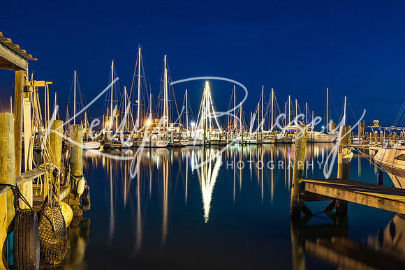 Rockport Marina at Christmas