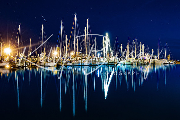 The Blue Hour at Rockport Marina