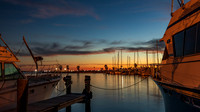 End of day Rockport Marina
